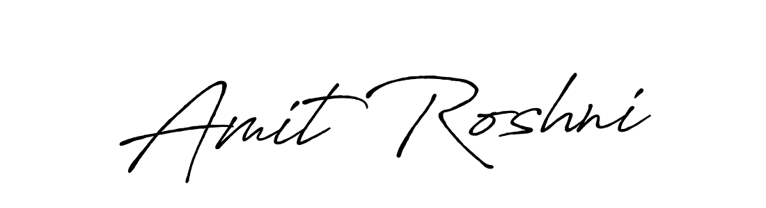 You can use this online signature creator to create a handwritten signature for the name Amit Roshni. This is the best online autograph maker. Amit Roshni signature style 7 images and pictures png