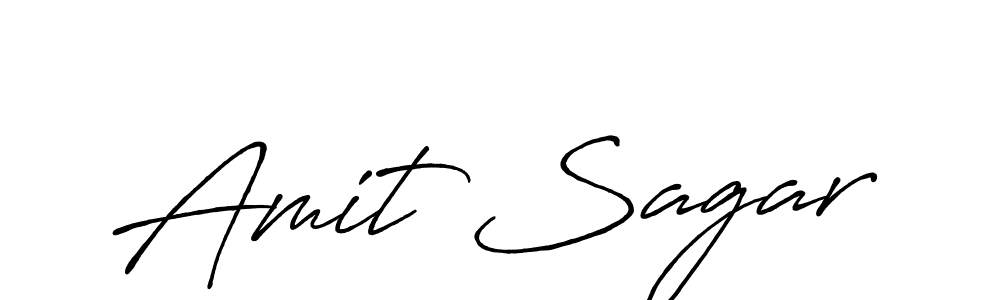 The best way (Antro_Vectra_Bolder) to make a short signature is to pick only two or three words in your name. The name Amit Sagar include a total of six letters. For converting this name. Amit Sagar signature style 7 images and pictures png