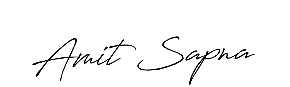 Design your own signature with our free online signature maker. With this signature software, you can create a handwritten (Antro_Vectra_Bolder) signature for name Amit Sapna. Amit Sapna signature style 7 images and pictures png