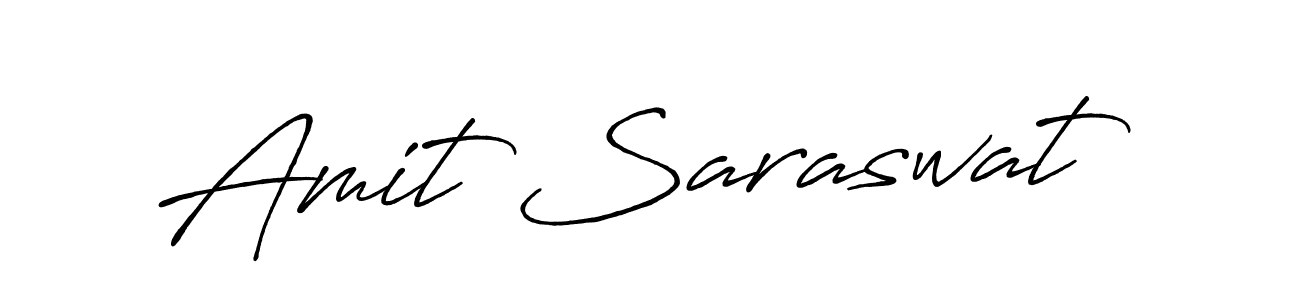 Use a signature maker to create a handwritten signature online. With this signature software, you can design (Antro_Vectra_Bolder) your own signature for name Amit Saraswat. Amit Saraswat signature style 7 images and pictures png