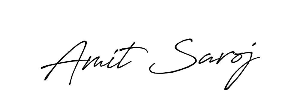 Amit Saroj stylish signature style. Best Handwritten Sign (Antro_Vectra_Bolder) for my name. Handwritten Signature Collection Ideas for my name Amit Saroj. Amit Saroj signature style 7 images and pictures png