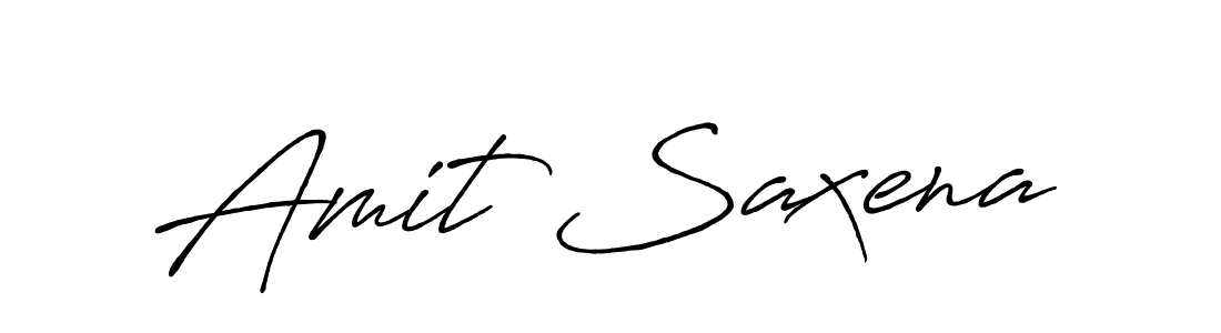 Use a signature maker to create a handwritten signature online. With this signature software, you can design (Antro_Vectra_Bolder) your own signature for name Amit Saxena. Amit Saxena signature style 7 images and pictures png