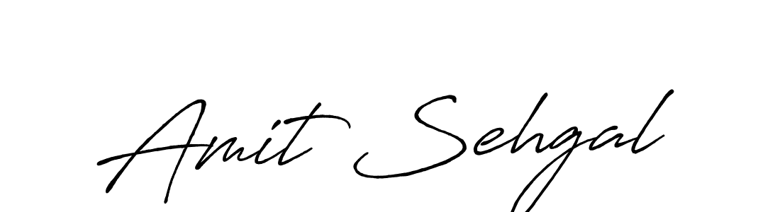 Design your own signature with our free online signature maker. With this signature software, you can create a handwritten (Antro_Vectra_Bolder) signature for name Amit Sehgal. Amit Sehgal signature style 7 images and pictures png