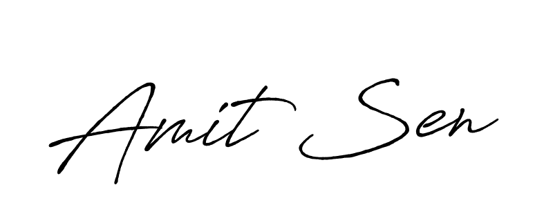 It looks lik you need a new signature style for name Amit Sen. Design unique handwritten (Antro_Vectra_Bolder) signature with our free signature maker in just a few clicks. Amit Sen signature style 7 images and pictures png