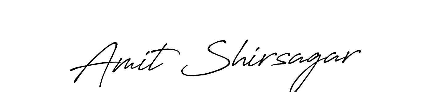Also You can easily find your signature by using the search form. We will create Amit Shirsagar name handwritten signature images for you free of cost using Antro_Vectra_Bolder sign style. Amit Shirsagar signature style 7 images and pictures png