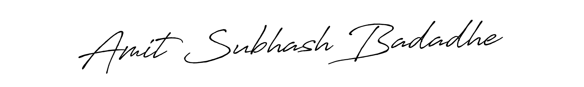 Also we have Amit Subhash Badadhe name is the best signature style. Create professional handwritten signature collection using Antro_Vectra_Bolder autograph style. Amit Subhash Badadhe signature style 7 images and pictures png