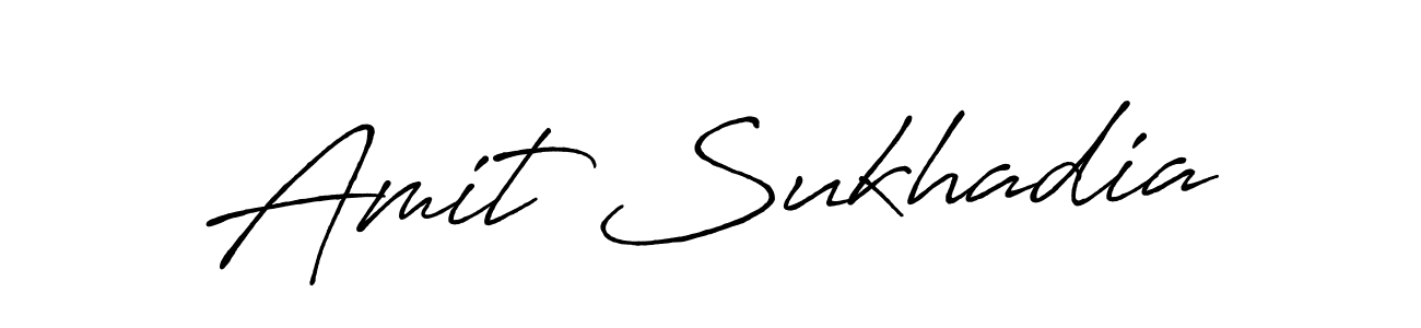 Design your own signature with our free online signature maker. With this signature software, you can create a handwritten (Antro_Vectra_Bolder) signature for name Amit Sukhadia. Amit Sukhadia signature style 7 images and pictures png