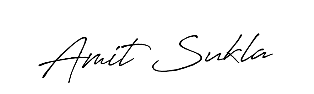 Use a signature maker to create a handwritten signature online. With this signature software, you can design (Antro_Vectra_Bolder) your own signature for name Amit Sukla. Amit Sukla signature style 7 images and pictures png