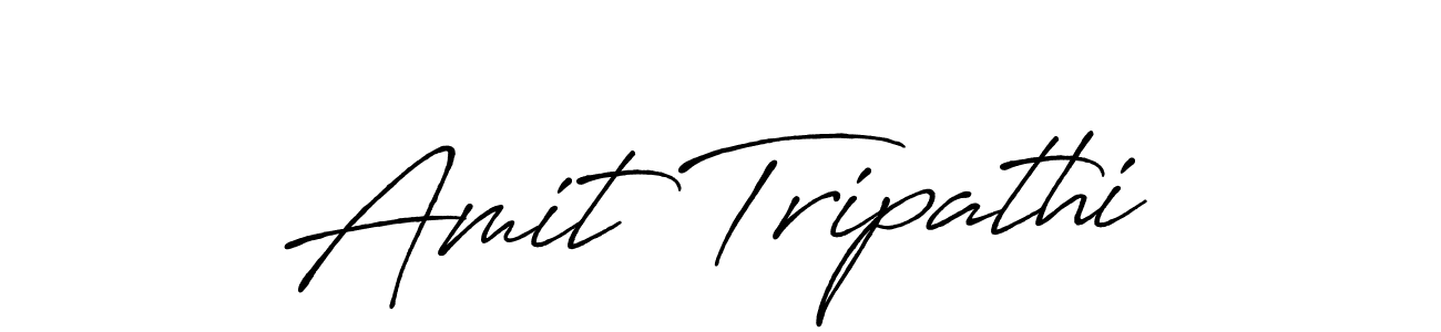 Create a beautiful signature design for name Amit Tripathi. With this signature (Antro_Vectra_Bolder) fonts, you can make a handwritten signature for free. Amit Tripathi signature style 7 images and pictures png