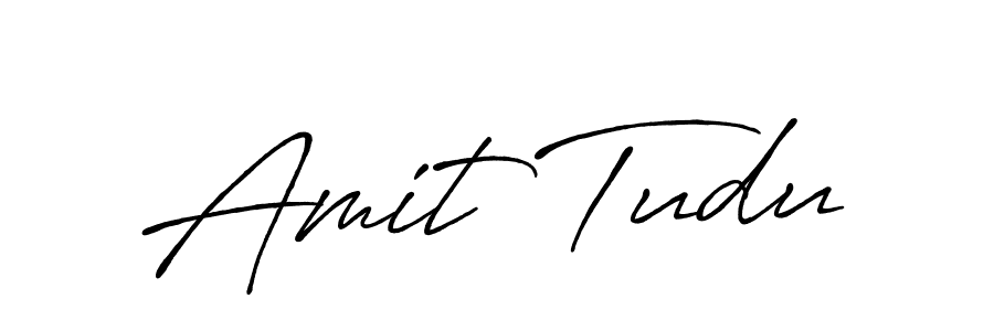 Design your own signature with our free online signature maker. With this signature software, you can create a handwritten (Antro_Vectra_Bolder) signature for name Amit Tudu. Amit Tudu signature style 7 images and pictures png