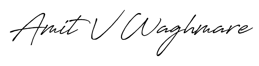 Generate high-definition signature styles for Amit V Waghmare. The Antro_Vectra_Bolder typeface ensures crisp legibility and sophisticated design. Amit V Waghmare signature style 7 images and pictures png