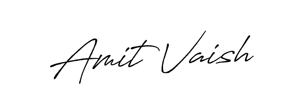 How to make Amit Vaish signature? Antro_Vectra_Bolder is a professional autograph style. Create handwritten signature for Amit Vaish name. Amit Vaish signature style 7 images and pictures png