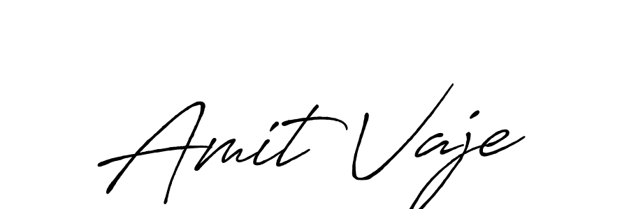 Design your own signature with our free online signature maker. With this signature software, you can create a handwritten (Antro_Vectra_Bolder) signature for name Amit Vaje. Amit Vaje signature style 7 images and pictures png