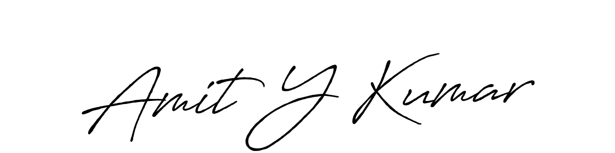 The best way (Antro_Vectra_Bolder) to make a short signature is to pick only two or three words in your name. The name Amit Y Kumar include a total of six letters. For converting this name. Amit Y Kumar signature style 7 images and pictures png