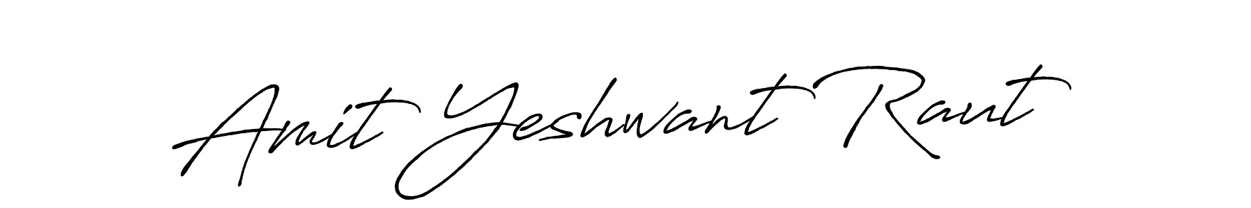 How to make Amit Yeshwant Raut signature? Antro_Vectra_Bolder is a professional autograph style. Create handwritten signature for Amit Yeshwant Raut name. Amit Yeshwant Raut signature style 7 images and pictures png