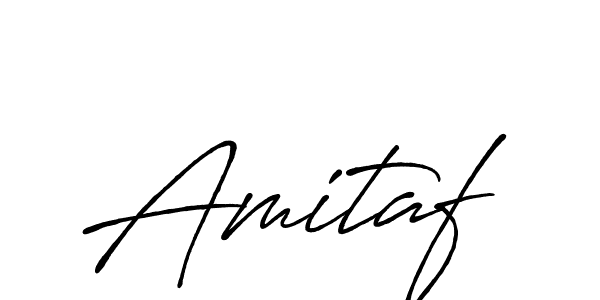 Design your own signature with our free online signature maker. With this signature software, you can create a handwritten (Antro_Vectra_Bolder) signature for name Amitaf. Amitaf signature style 7 images and pictures png