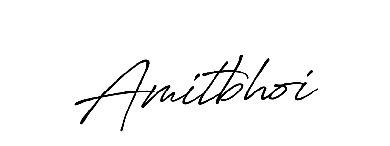 Design your own signature with our free online signature maker. With this signature software, you can create a handwritten (Antro_Vectra_Bolder) signature for name Amitbhoi. Amitbhoi signature style 7 images and pictures png