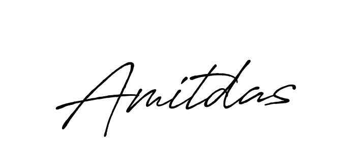 How to make Amitdas name signature. Use Antro_Vectra_Bolder style for creating short signs online. This is the latest handwritten sign. Amitdas signature style 7 images and pictures png