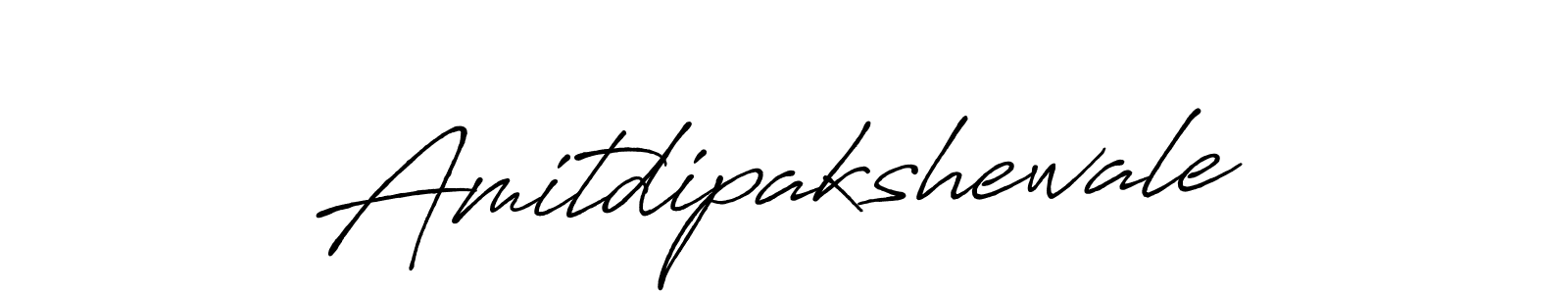 Also we have Amitdipakshewale name is the best signature style. Create professional handwritten signature collection using Antro_Vectra_Bolder autograph style. Amitdipakshewale signature style 7 images and pictures png