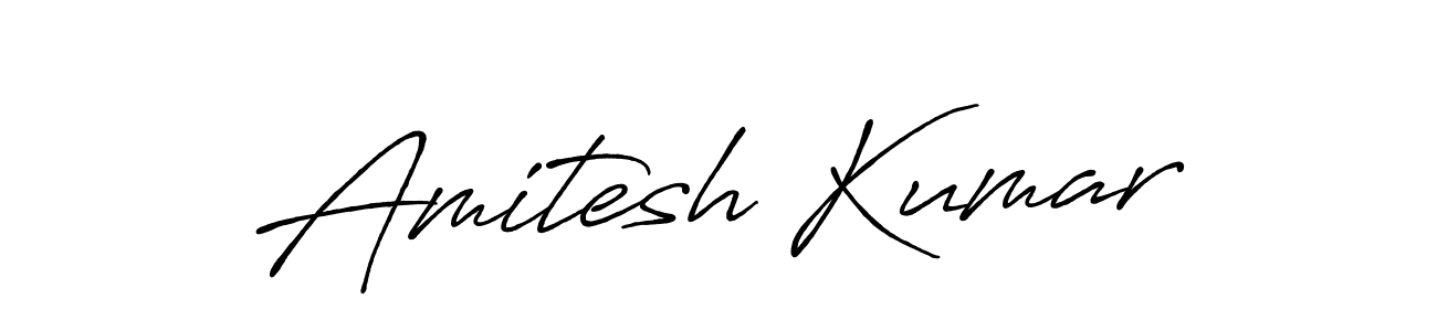 Use a signature maker to create a handwritten signature online. With this signature software, you can design (Antro_Vectra_Bolder) your own signature for name Amitesh Kumar. Amitesh Kumar signature style 7 images and pictures png