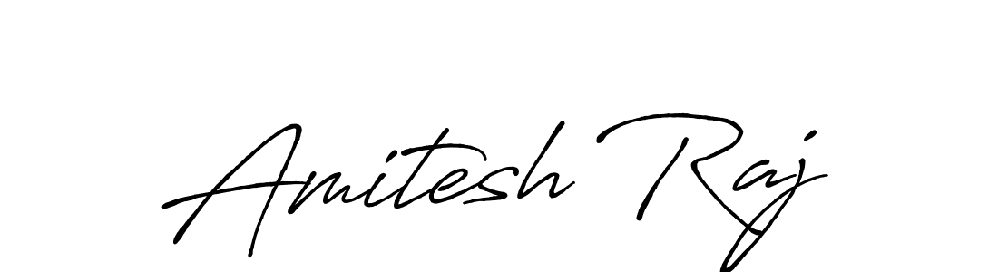 Amitesh Raj stylish signature style. Best Handwritten Sign (Antro_Vectra_Bolder) for my name. Handwritten Signature Collection Ideas for my name Amitesh Raj. Amitesh Raj signature style 7 images and pictures png