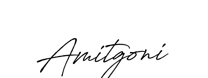 Make a beautiful signature design for name Amitgoni. With this signature (Antro_Vectra_Bolder) style, you can create a handwritten signature for free. Amitgoni signature style 7 images and pictures png