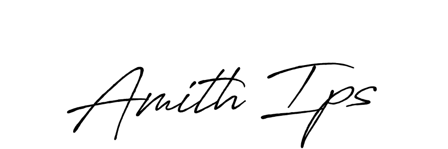 It looks lik you need a new signature style for name Amith Ips. Design unique handwritten (Antro_Vectra_Bolder) signature with our free signature maker in just a few clicks. Amith Ips signature style 7 images and pictures png