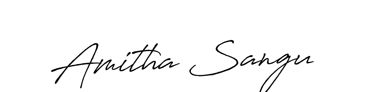 How to Draw Amitha Sangu signature style? Antro_Vectra_Bolder is a latest design signature styles for name Amitha Sangu. Amitha Sangu signature style 7 images and pictures png