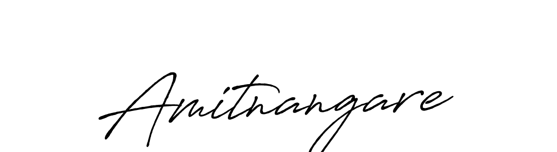 How to make Amitnangare signature? Antro_Vectra_Bolder is a professional autograph style. Create handwritten signature for Amitnangare name. Amitnangare signature style 7 images and pictures png