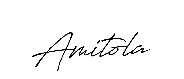 Design your own signature with our free online signature maker. With this signature software, you can create a handwritten (Antro_Vectra_Bolder) signature for name Amitola. Amitola signature style 7 images and pictures png