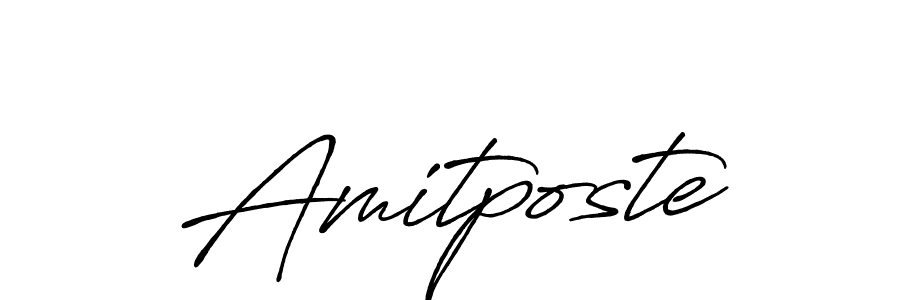 Also we have Amitposte name is the best signature style. Create professional handwritten signature collection using Antro_Vectra_Bolder autograph style. Amitposte signature style 7 images and pictures png