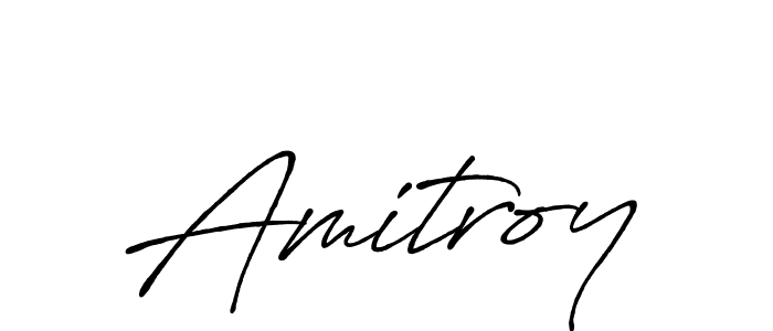 Use a signature maker to create a handwritten signature online. With this signature software, you can design (Antro_Vectra_Bolder) your own signature for name Amitroy. Amitroy signature style 7 images and pictures png