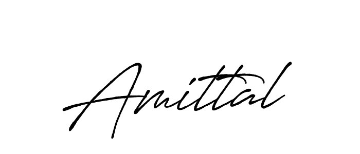 Amittal stylish signature style. Best Handwritten Sign (Antro_Vectra_Bolder) for my name. Handwritten Signature Collection Ideas for my name Amittal. Amittal signature style 7 images and pictures png