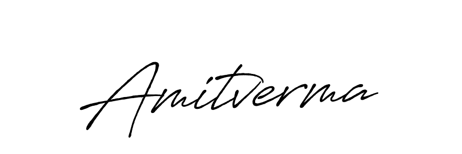 Use a signature maker to create a handwritten signature online. With this signature software, you can design (Antro_Vectra_Bolder) your own signature for name Amitverma. Amitverma signature style 7 images and pictures png