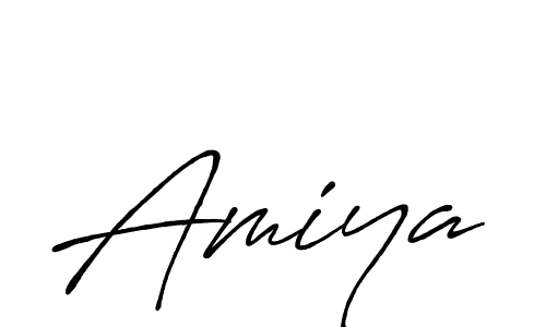 Use a signature maker to create a handwritten signature online. With this signature software, you can design (Antro_Vectra_Bolder) your own signature for name Amiya. Amiya signature style 7 images and pictures png