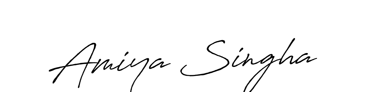 You can use this online signature creator to create a handwritten signature for the name Amiya Singha. This is the best online autograph maker. Amiya Singha signature style 7 images and pictures png