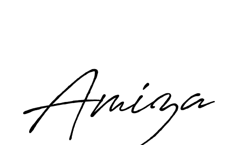 Also we have Amiza name is the best signature style. Create professional handwritten signature collection using Antro_Vectra_Bolder autograph style. Amiza signature style 7 images and pictures png