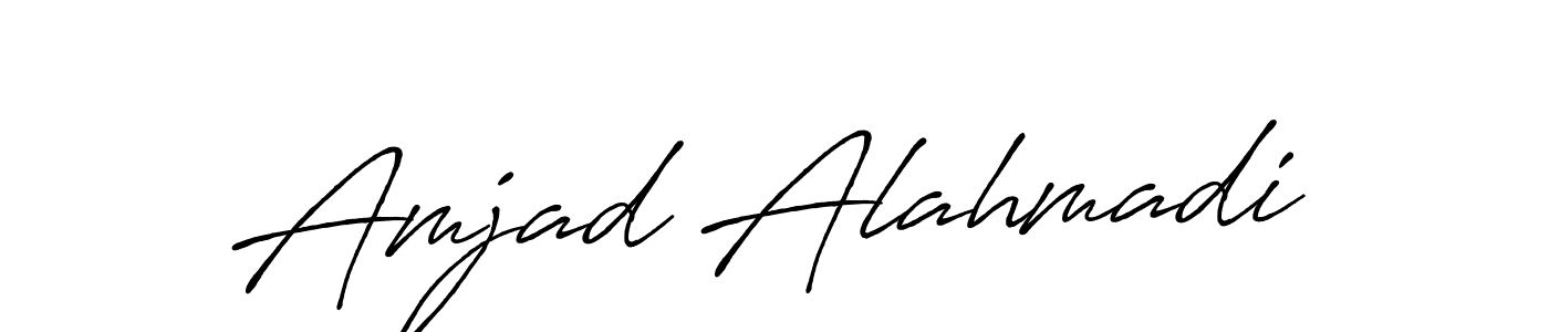 Here are the top 10 professional signature styles for the name Amjad Alahmadi. These are the best autograph styles you can use for your name. Amjad Alahmadi signature style 7 images and pictures png