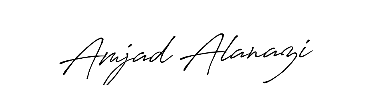 How to make Amjad Alanazi signature? Antro_Vectra_Bolder is a professional autograph style. Create handwritten signature for Amjad Alanazi name. Amjad Alanazi signature style 7 images and pictures png