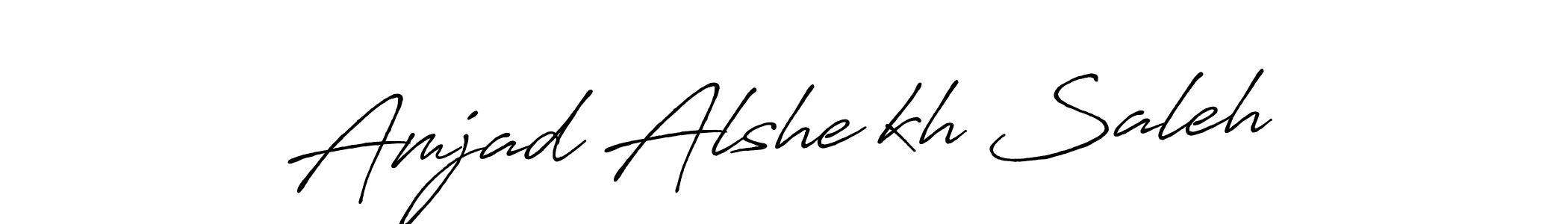 Here are the top 10 professional signature styles for the name Amjad Alsheİkh Saleh. These are the best autograph styles you can use for your name. Amjad Alsheİkh Saleh signature style 7 images and pictures png