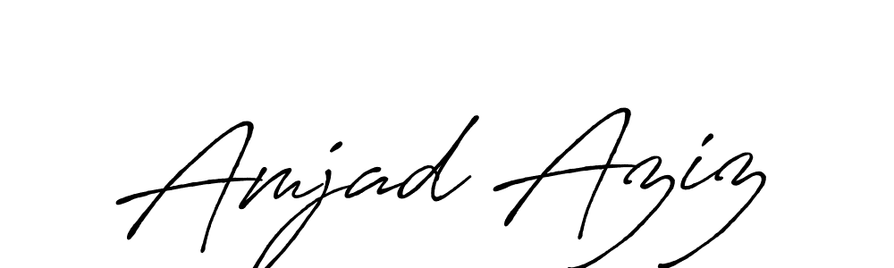 Make a short Amjad Aziz signature style. Manage your documents anywhere anytime using Antro_Vectra_Bolder. Create and add eSignatures, submit forms, share and send files easily. Amjad Aziz signature style 7 images and pictures png
