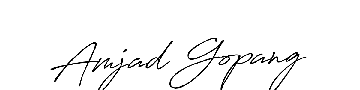 Best and Professional Signature Style for Amjad Gopang. Antro_Vectra_Bolder Best Signature Style Collection. Amjad Gopang signature style 7 images and pictures png