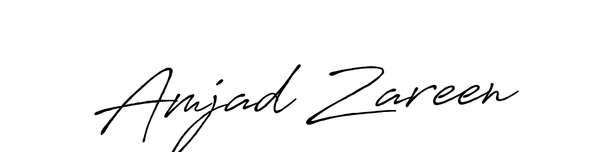 Make a short Amjad Zareen signature style. Manage your documents anywhere anytime using Antro_Vectra_Bolder. Create and add eSignatures, submit forms, share and send files easily. Amjad Zareen signature style 7 images and pictures png
