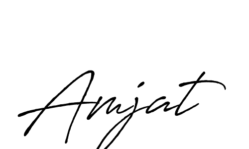 It looks lik you need a new signature style for name Amjat. Design unique handwritten (Antro_Vectra_Bolder) signature with our free signature maker in just a few clicks. Amjat signature style 7 images and pictures png