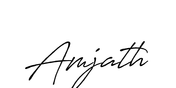 if you are searching for the best signature style for your name Amjath. so please give up your signature search. here we have designed multiple signature styles  using Antro_Vectra_Bolder. Amjath signature style 7 images and pictures png