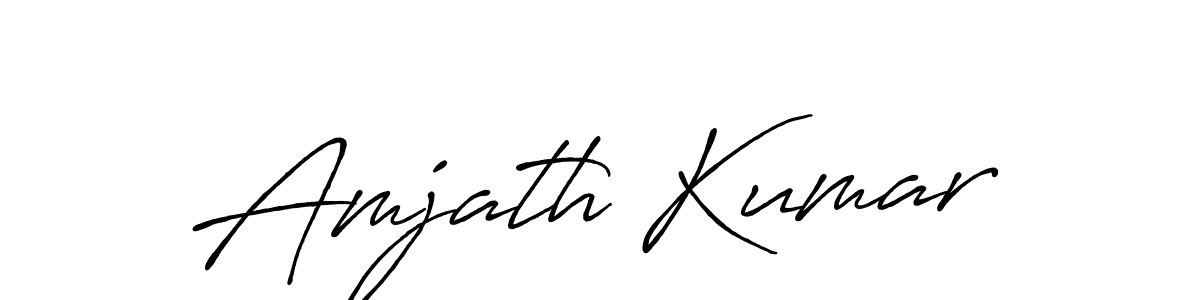 if you are searching for the best signature style for your name Amjath Kumar. so please give up your signature search. here we have designed multiple signature styles  using Antro_Vectra_Bolder. Amjath Kumar signature style 7 images and pictures png