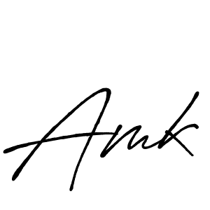 Create a beautiful signature design for name Amk. With this signature (Antro_Vectra_Bolder) fonts, you can make a handwritten signature for free. Amk signature style 7 images and pictures png
