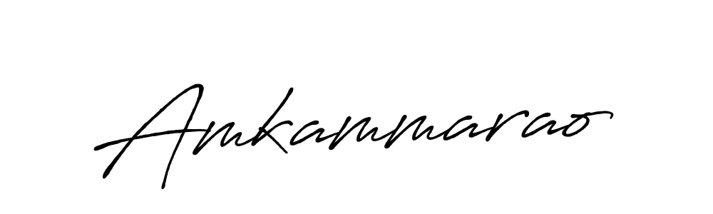 Design your own signature with our free online signature maker. With this signature software, you can create a handwritten (Antro_Vectra_Bolder) signature for name Amkammarao. Amkammarao signature style 7 images and pictures png