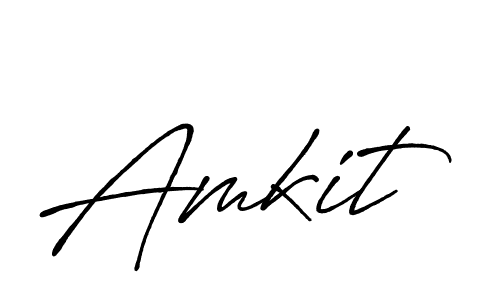 Design your own signature with our free online signature maker. With this signature software, you can create a handwritten (Antro_Vectra_Bolder) signature for name Amkit. Amkit signature style 7 images and pictures png