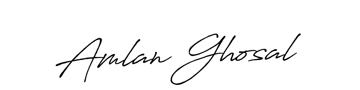 Similarly Antro_Vectra_Bolder is the best handwritten signature design. Signature creator online .You can use it as an online autograph creator for name Amlan Ghosal. Amlan Ghosal signature style 7 images and pictures png